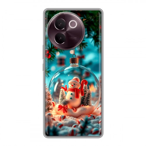 Дизайнерский пластиковый чехол для Vivo V30e Новый год