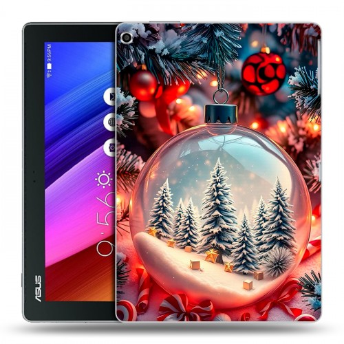 Дизайнерский силиконовый чехол для ASUS ZenPad 10 Новый год