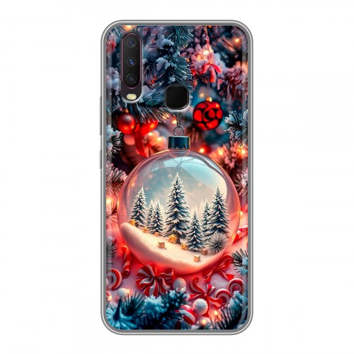 Дизайнерский силиконовый чехол для Vivo Y17 Новый год