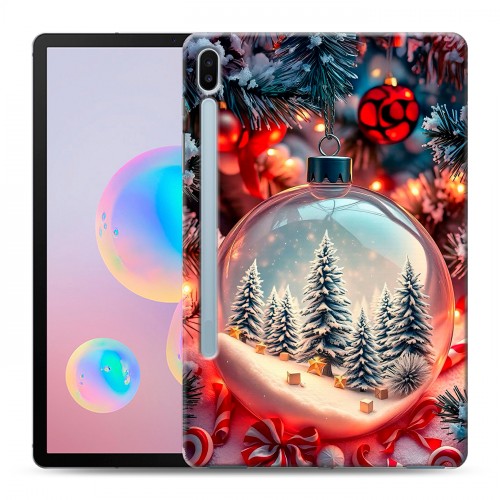Дизайнерский силиконовый чехол для Samsung Galaxy Tab S6 Новый год