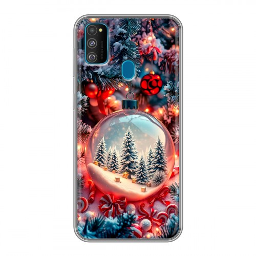 Дизайнерский силиконовый чехол для Samsung Galaxy M30s Новый год