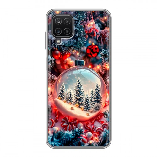 Дизайнерский силиконовый чехол для Samsung Galaxy A12 Новый год