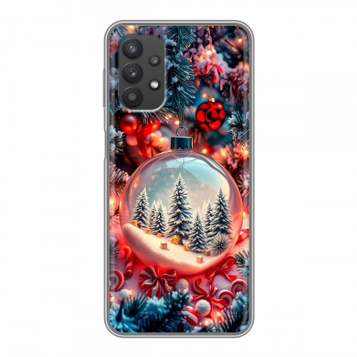 Дизайнерский силиконовый чехол для Samsung Galaxy A32 Новый год