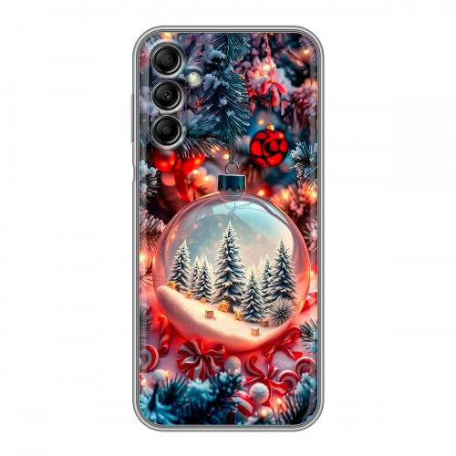 Дизайнерский силиконовый чехол для Samsung Galaxy A14 Новый год