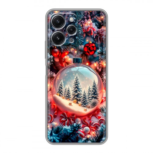 Дизайнерский пластиковый чехол для Xiaomi RedMi 12 Новый год