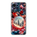 Дизайнерский пластиковый чехол для OPPO A78 4G Новый год
