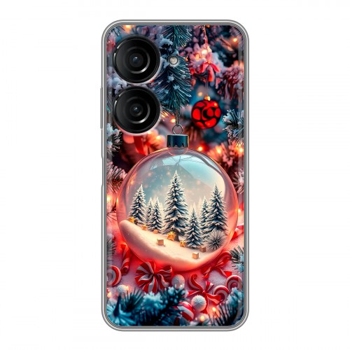 Дизайнерский силиконовый чехол для ASUS ZenFone 9 Новый год