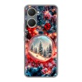 Дизайнерский пластиковый чехол для Vivo Y03 Новый год