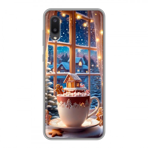 Дизайнерский силиконовый чехол для Samsung Galaxy A02 Новый год