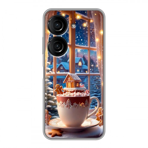 Дизайнерский силиконовый чехол для ASUS ZenFone 9 Новый год