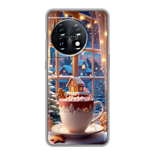 Дизайнерский пластиковый чехол для OnePlus 11 Новый год