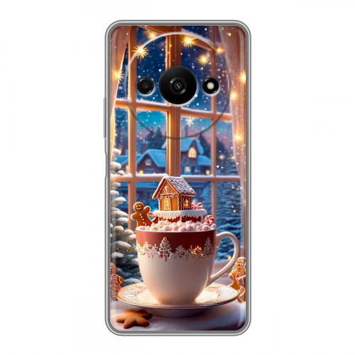 Дизайнерский силиконовый чехол для Xiaomi RedMi A3 Новый год