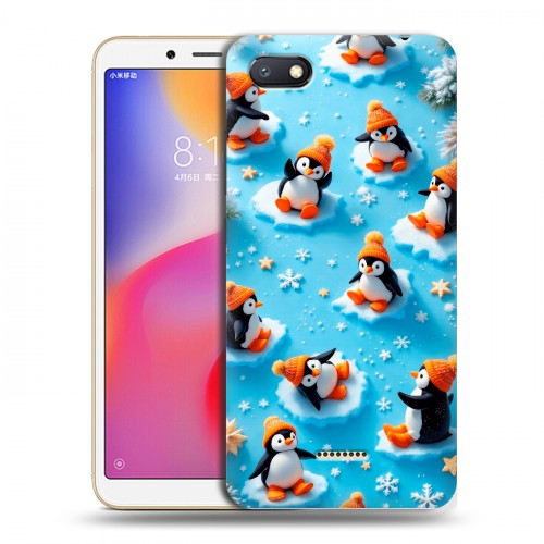 Дизайнерский пластиковый чехол для Xiaomi RedMi 6A Новый год