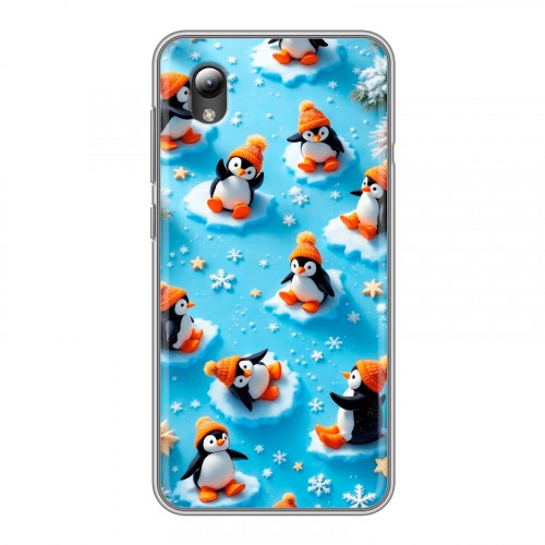 Дизайнерский силиконовый чехол для ZTE Blade A3 (2019) Новый год