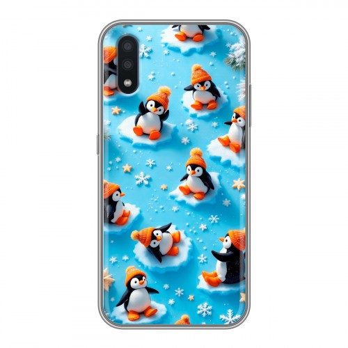 Дизайнерский силиконовый чехол для Samsung Galaxy M01 Новый год