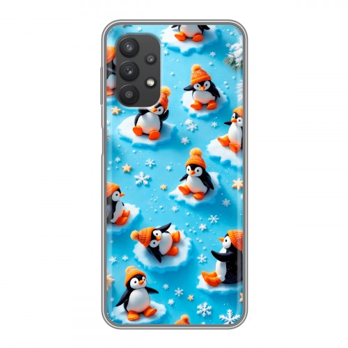 Дизайнерский силиконовый чехол для Samsung Galaxy A32 Новый год