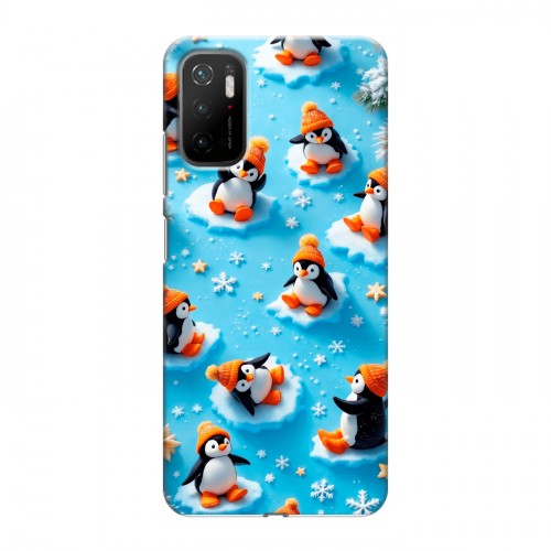 Дизайнерский силиконовый чехол для Xiaomi Poco M3 Pro Новый год