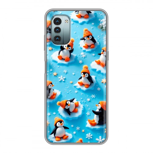 Дизайнерский силиконовый чехол для Nokia G11 Новый год