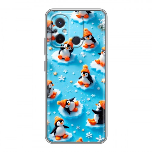 Дизайнерский пластиковый чехол для Xiaomi RedMi 12C Новый год