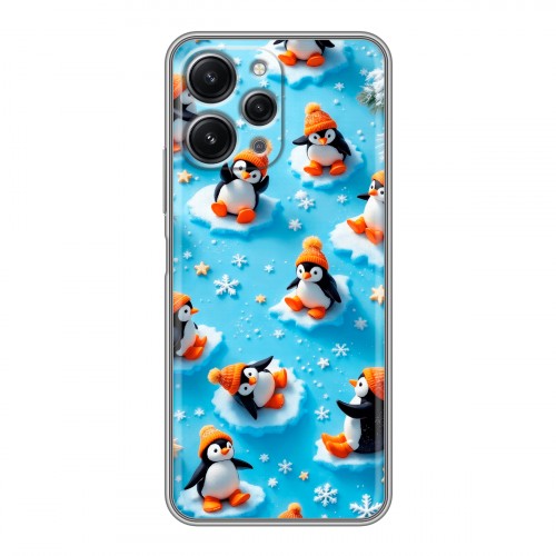 Дизайнерский силиконовый чехол для Xiaomi RedMi 12 Новый год