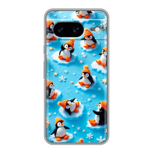 Дизайнерский пластиковый чехол для Google Pixel 8 Новый год