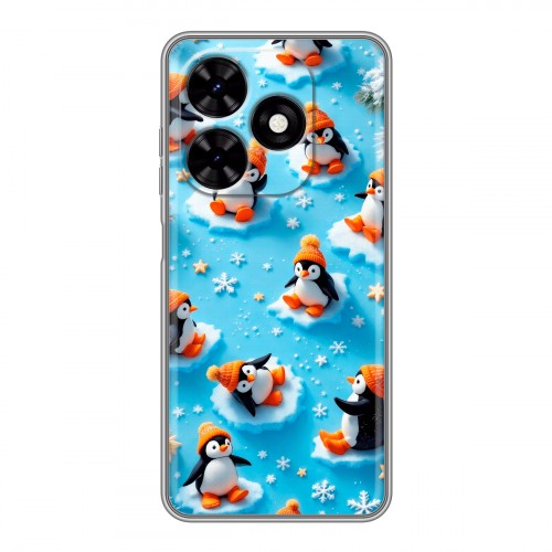 Дизайнерский силиконовый чехол для Tecno Spark Go 2024 Новый год