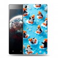 Дизайнерский пластиковый чехол для Lenovo Vibe X2 Новый год