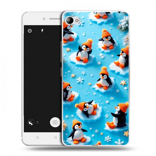 Дизайнерский пластиковый чехол для Lenovo S90 Новый год