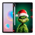 Дизайнерский силиконовый чехол для Samsung Galaxy Tab S6 Гринч Новый год Рождество