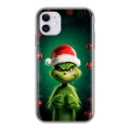 Дизайнерский силиконовый чехол для Iphone 11 Гринч Новый год Рождество