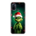Дизайнерский силиконовый чехол для OPPO A53 Гринч Новый год Рождество