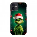 Дизайнерский силиконовый чехол для Iphone 12 Mini Гринч Новый год Рождество