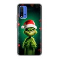 Дизайнерский силиконовый чехол для Xiaomi RedMi 9T Гринч Новый год Рождество