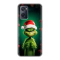 Дизайнерский силиконовый чехол для Realme 9i Гринч Новый год Рождество