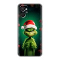 Дизайнерский силиконовый с усиленными углами чехол для OPPO A96 Гринч Новый год Рождество