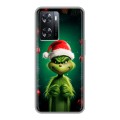 Дизайнерский пластиковый чехол для OPPO A57s Гринч Новый год Рождество