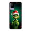 Дизайнерский пластиковый чехол для TCL 405 Гринч Новый год Рождество