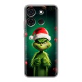 Дизайнерский силиконовый чехол для Infinix Smart 7 Гринч Новый год Рождество