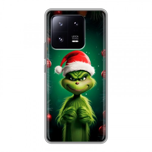 Дизайнерский силиконовый чехол для Xiaomi 13 Pro Гринч Новый год Рождество