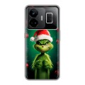 Дизайнерский силиконовый чехол для Realme GT3 Гринч Новый год Рождество