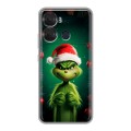 Дизайнерский пластиковый чехол для Itel P40 Гринч Новый год Рождество