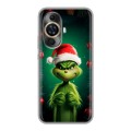 Дизайнерский силиконовый с усиленными углами чехол для Huawei Nova 11 Гринч Новый год Рождество