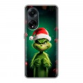 Дизайнерский силиконовый чехол для OPPO A98 Гринч Новый год Рождество