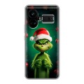 Дизайнерский силиконовый чехол для Realme GT5 Гринч Новый год Рождество
