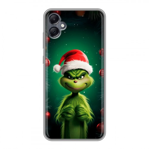 Дизайнерский силиконовый чехол для Samsung Galaxy A05 Гринч Новый год Рождество
