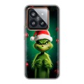 Дизайнерский силиконовый чехол для Xiaomi 14 Pro Гринч Новый год Рождество