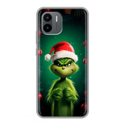 Дизайнерский силиконовый чехол для Xiaomi Redmi A2 Гринч Новый год Рождество