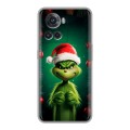 Дизайнерский силиконовый чехол для OnePlus Ace Гринч Новый год Рождество