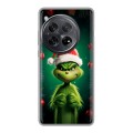 Дизайнерский пластиковый чехол для OnePlus 12 Гринч Новый год Рождество