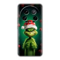 Дизайнерский силиконовый чехол для Xiaomi 14 Ultra Гринч Новый год Рождество